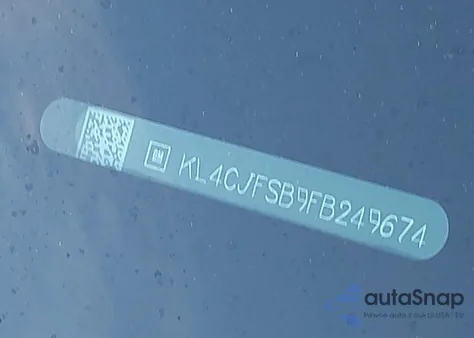 2015 Buick Encore Convenience from USA, damaged, VIN KL4CJFSB9FB249674